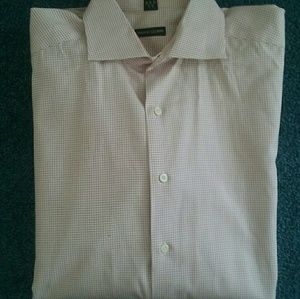 Long sleeved button down dress shirt